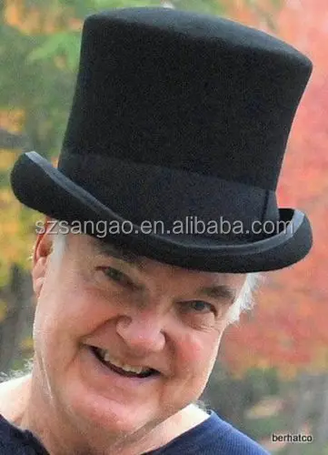 wholesale perfect wool felt short top hat with cheap price