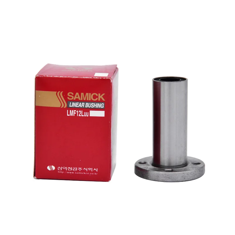 Stainless steel LMF40LUU Long type Round flanged linear bearing