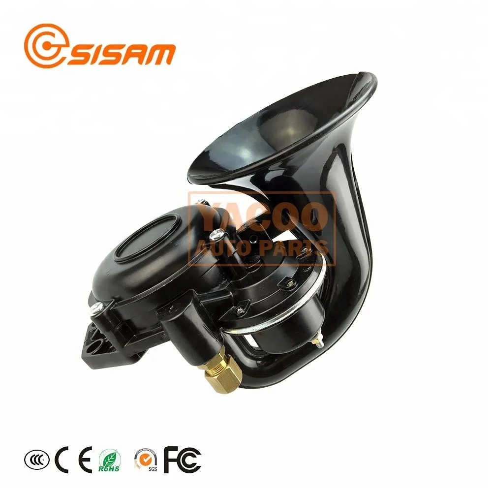 12v 24v European Mercedes Volvo Truck Plastic Air Horn for Trucks Electric Horns