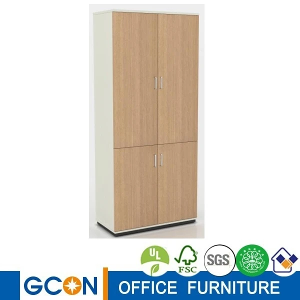 tall wood office cabinet and book, document shelf