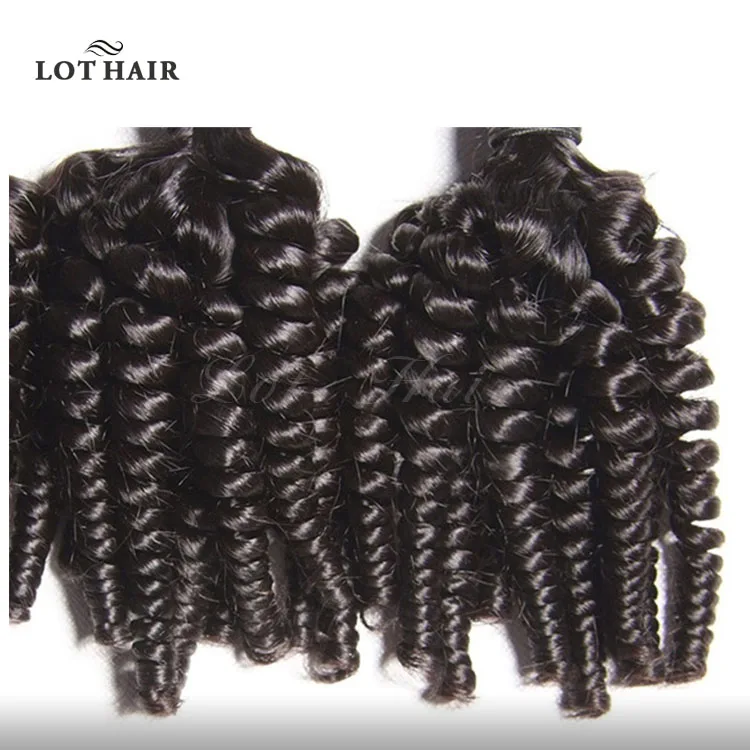 Wholesale Top Grade Unprocessed Sexy Aunty Bouncy Hair Dubai