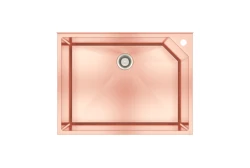 Rub garment board PVD coating rose gold multi-function laundry single bowl sus304 stainless steel sink