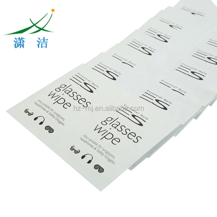 
Disposable use single 35g wet strength paper pre moistened lens cleaning wipes for camera 