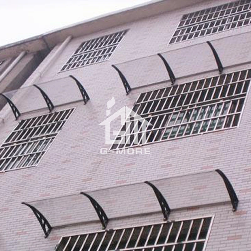 
Easy Diy Plastic Bracket Awning Canopy for Door - 120X100CM 