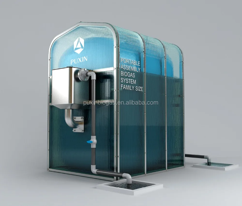  Переносная Машина PUXIN для производства биогаза домашняя система компостирования пищевых