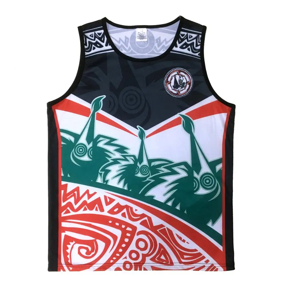 
100% polyester sublimation gym singlet 