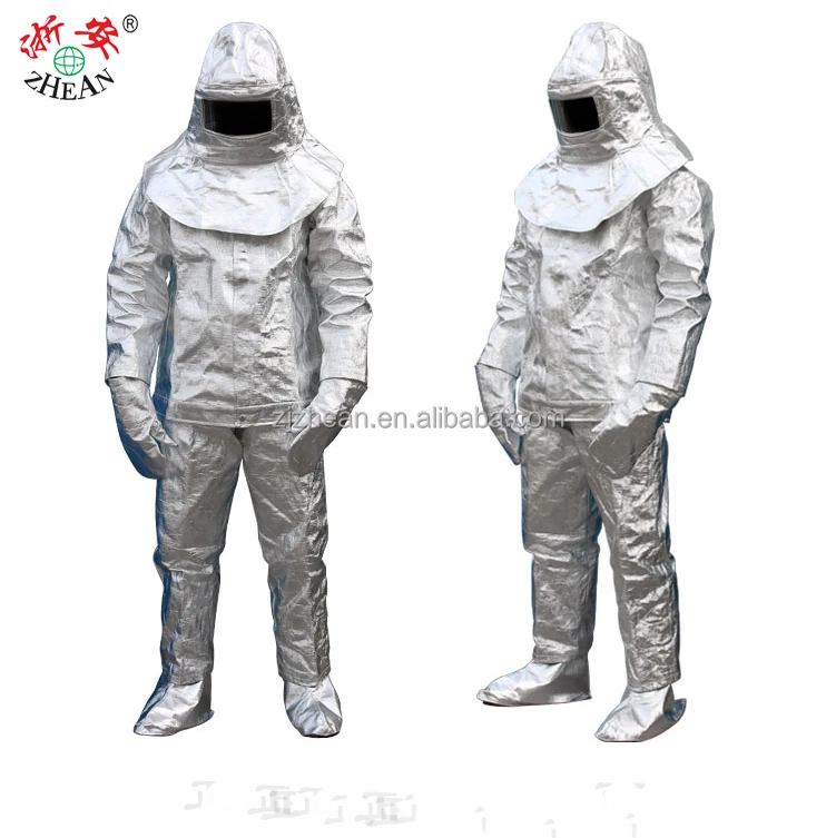 1000 Degree Heat Radiation Aluminum Foil Garment