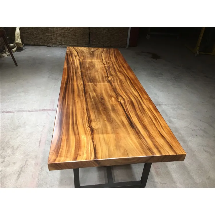 
Prefinished Straight Edge Solid South American Walnut Slab 