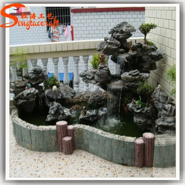 China Artificial Waterfall Fountain Stone Art Fake Fountain