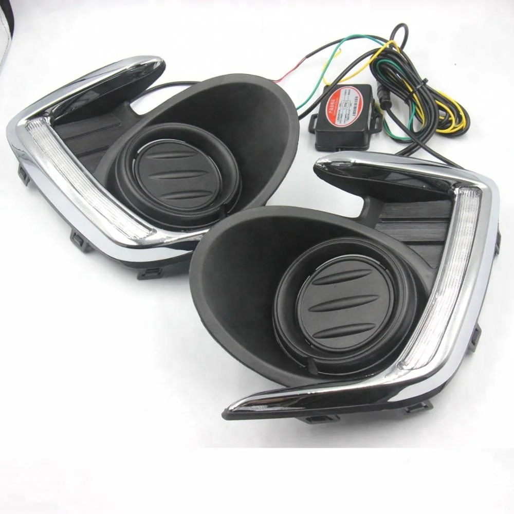 AILECAR Dual color Led DRL Fog Lamp Attrage Mirage G4 2012-2015