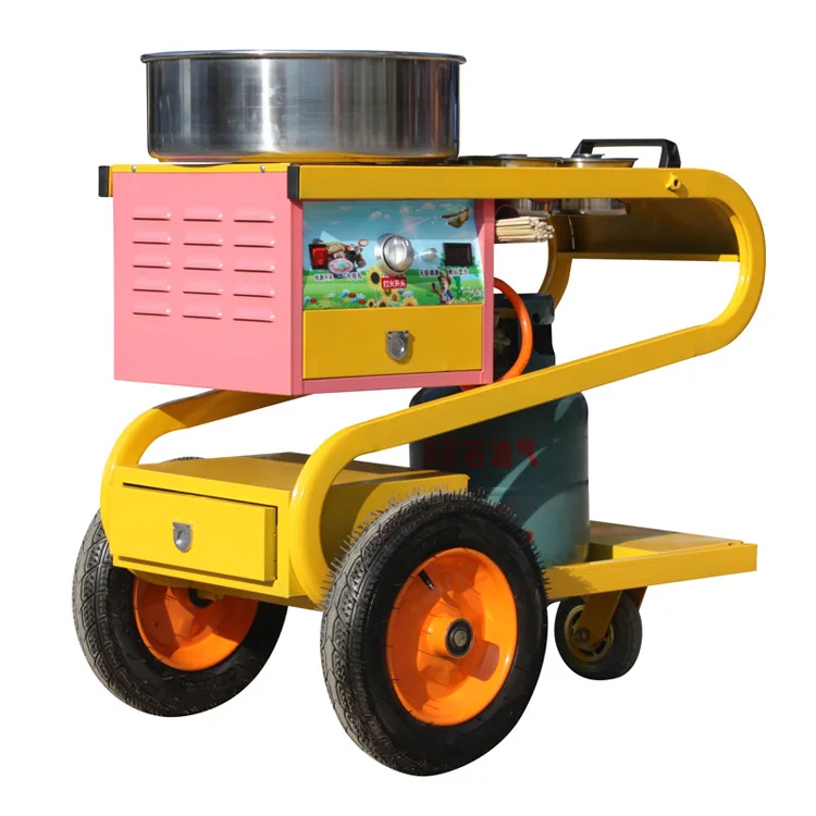 2021 Factory Price Hot Sell Commercial Floss Machine With Car Candy Cotton