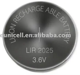 Li-Ion Button Cells 3.6V LIR2032 lir2016 rechargeable battery charger