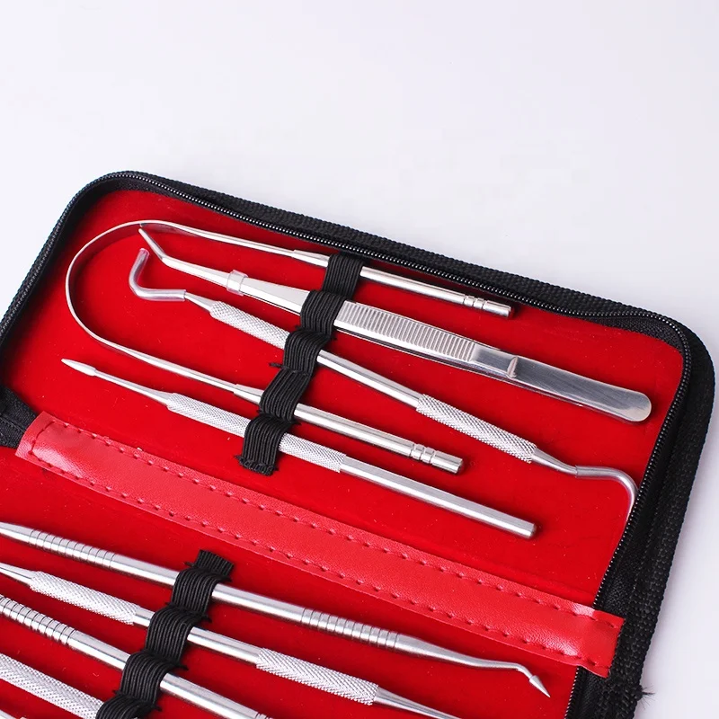 Low MOQ Connie Cona 9pcs tools teeth mouth mirror complete oral care dental hygiene kit