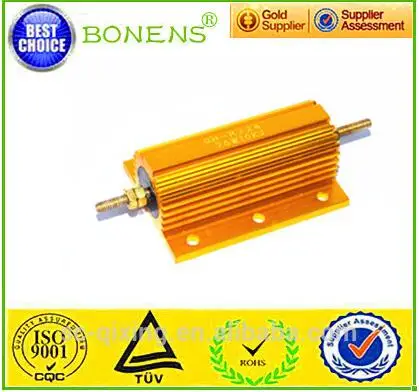 Rx24-250w-50R золотой алюминиевый корпус с проволочной обмоткой 50 Ом 250 Вт Резистор