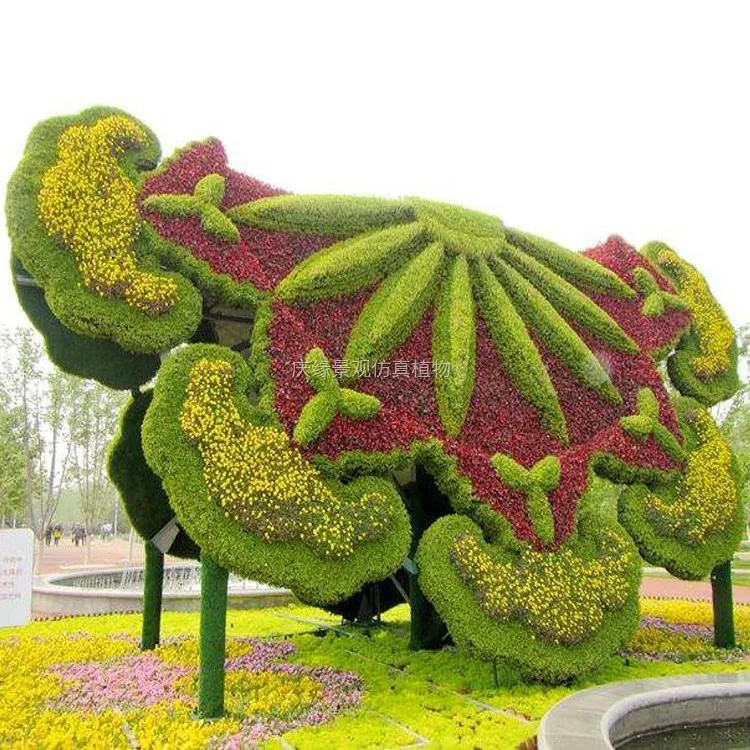 New Design Modern Garden Decorative Fake Artificial Human Boxwood Topiary Body