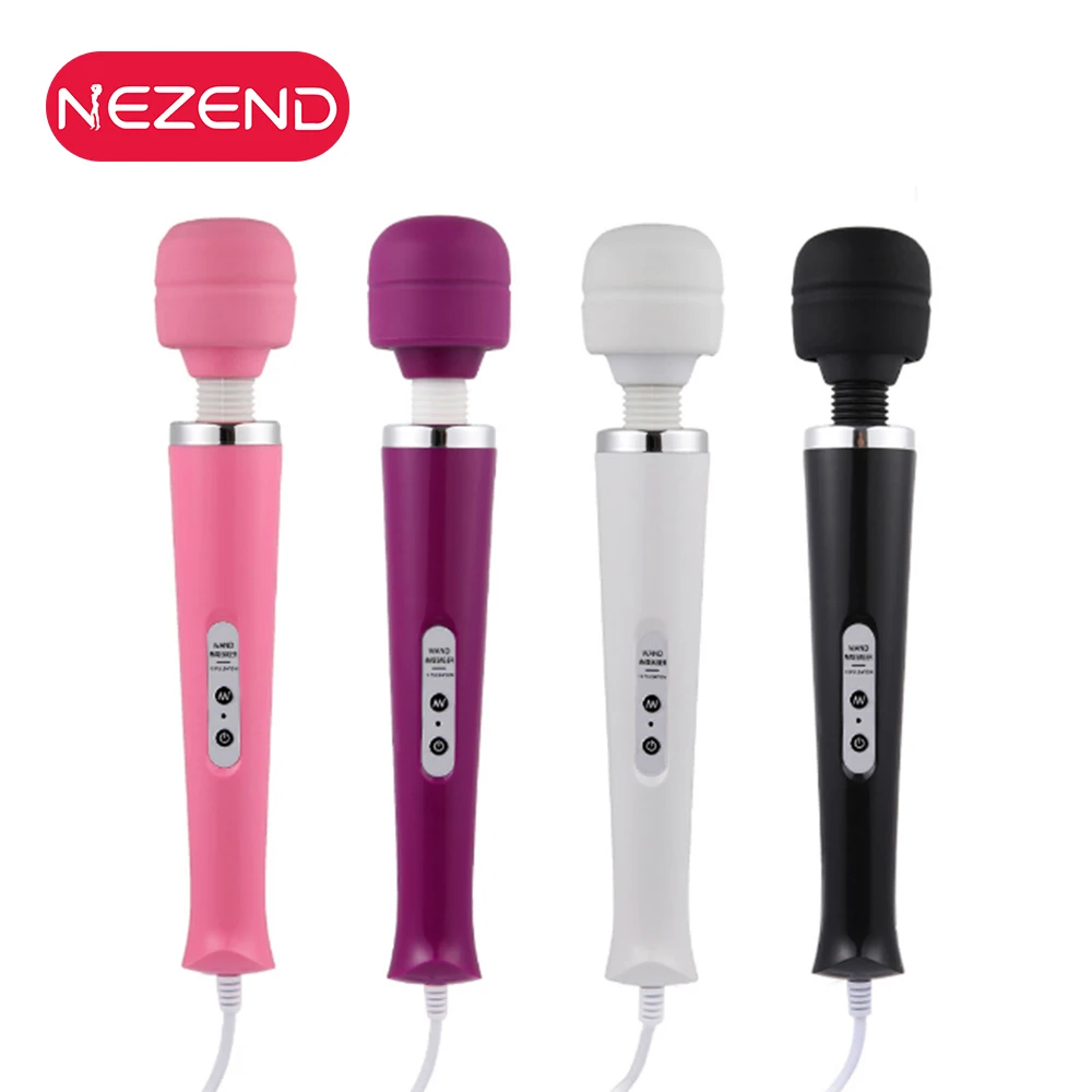 USB Rechargeable Woman Vagina Girls Pussy AV Wand Massager Vibrator Sex Toy