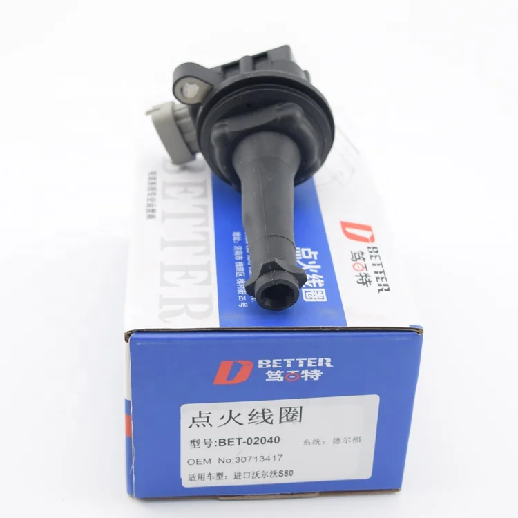 BET-02040 IGNITION COIL FOR Volvo C30 C70 S40 S60 V50 V70 XC70 0221604010 30713417 8677837