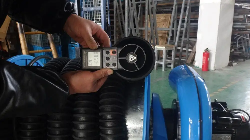 Car repaier equipment/ Manual Exhaust Hose Reel with motor 380V/50Hz/3Ph  (FS-200907608550W)