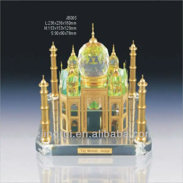 new arrival taj mahal crystal model souvenir