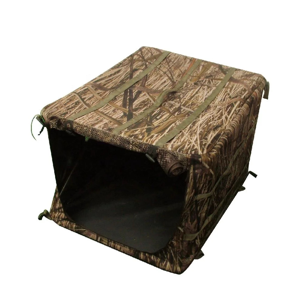 China Hot Sale Waterproof Pop Up Mesh Camo Portable Duck Deer Hunting Ground Blinds Tent For Dog