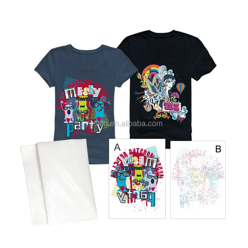 Дешевые нет резки темно-трансферная бумага печатается лазерный принтер oki