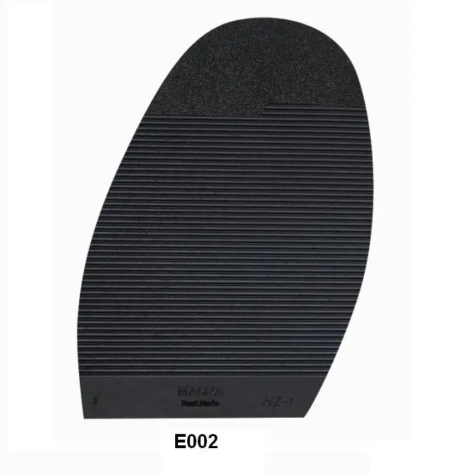 Shoe repair materials rubber half sole V-019,rubber soles for shoe making