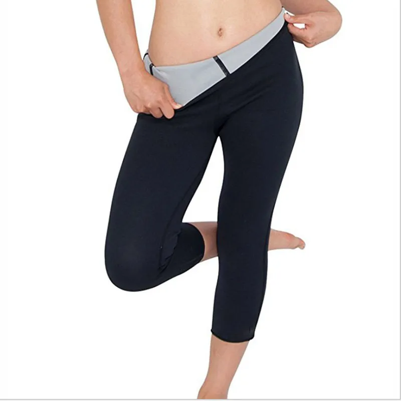 Hot Sale Elastic Fat Burner Weight Loss Slimming Pants Neoprene Sauna Body Shape Pants