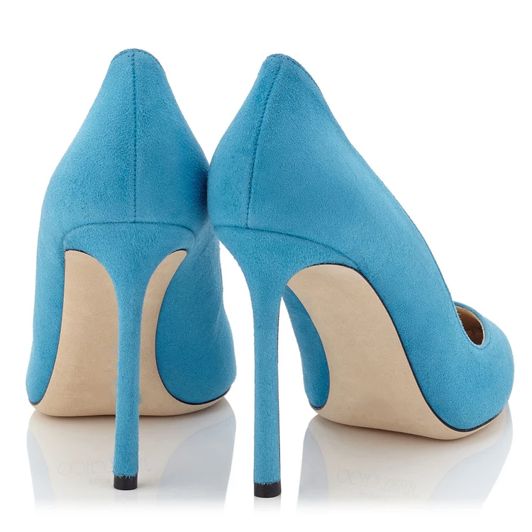 Fashion elegant style OEM ODM suede upper pencil thin high heel matching bags italian women pumps shoes