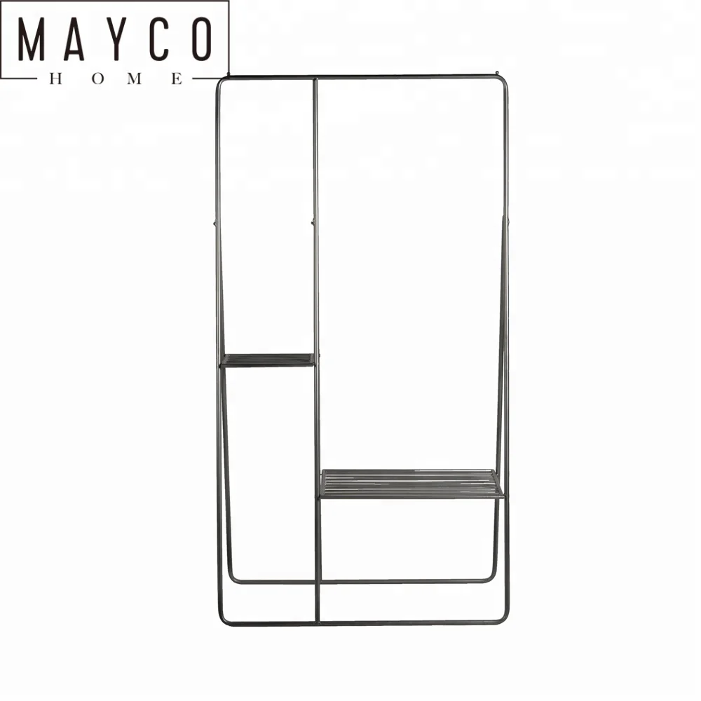  Mayco стенд костюмы одежды вешалка для пальто органайзер хранилище сумочка стеллаж прихожей полка хранения с 2-этажная