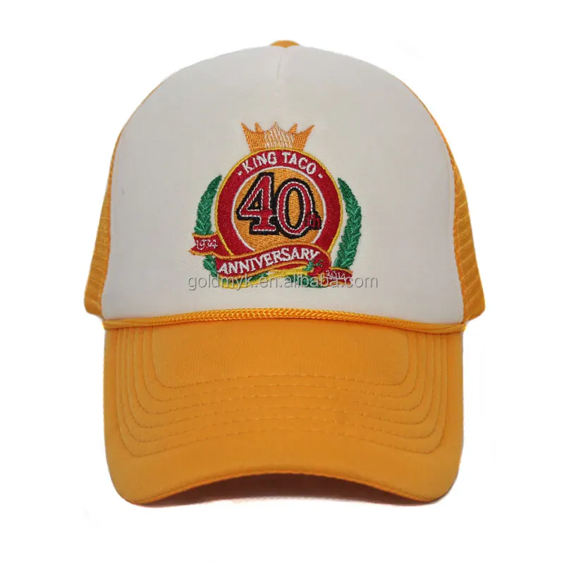 Foam and mesh trucker cap with rope