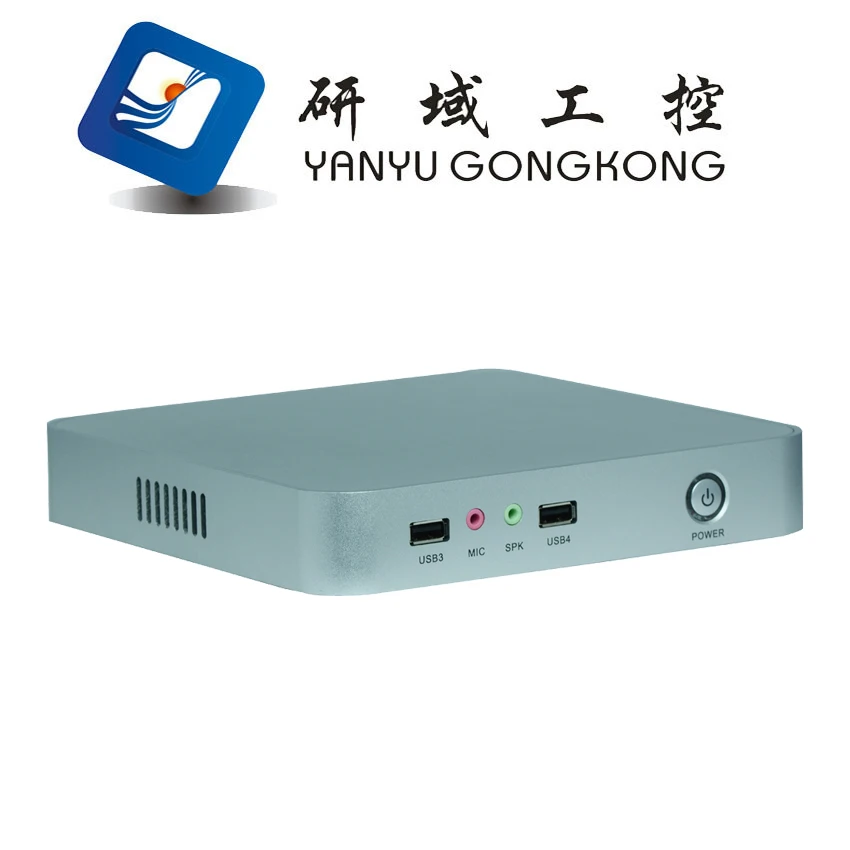 Intel HD graphics настольных HTPC случае мини-компьютер с 2 lan/VGA/аудио на передней панели