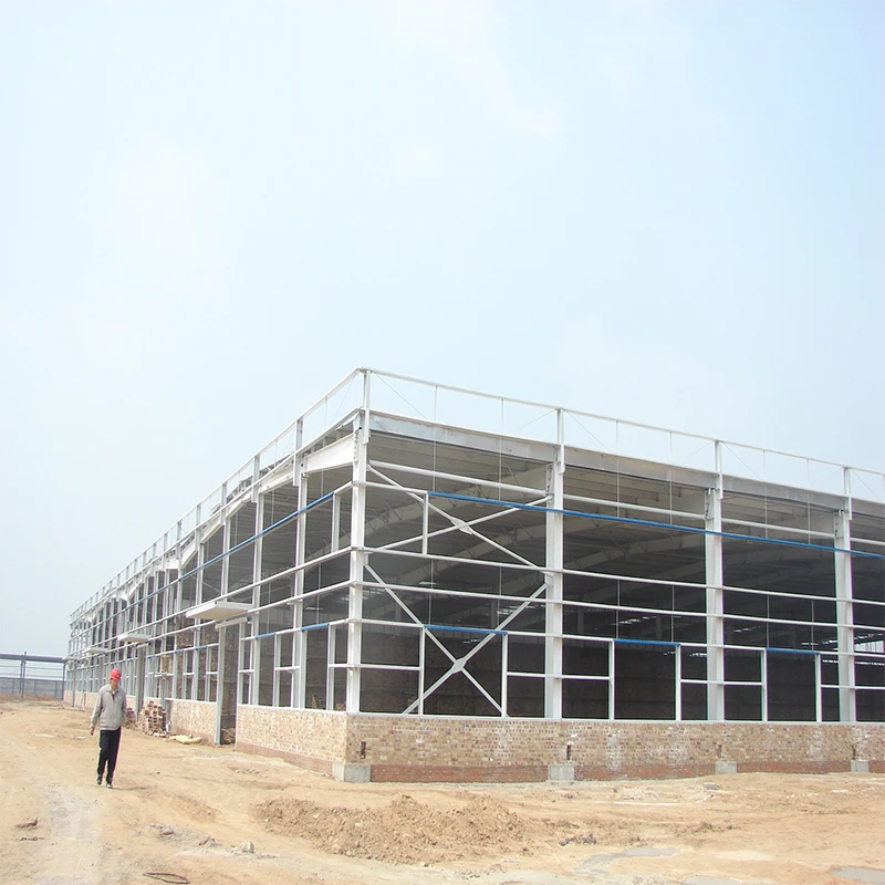Fast installation of steel plant structure