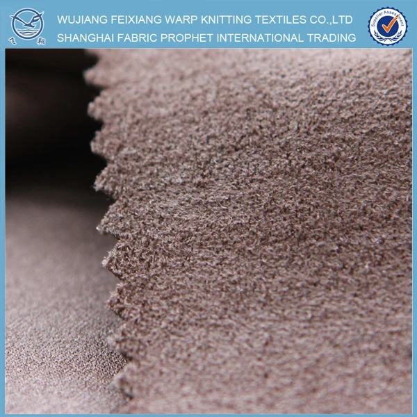 waterproof stretch upholstery suede fabric