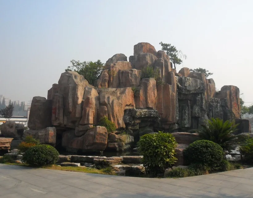 
Outdoor rock garden artificial stone rockery for park decoration 