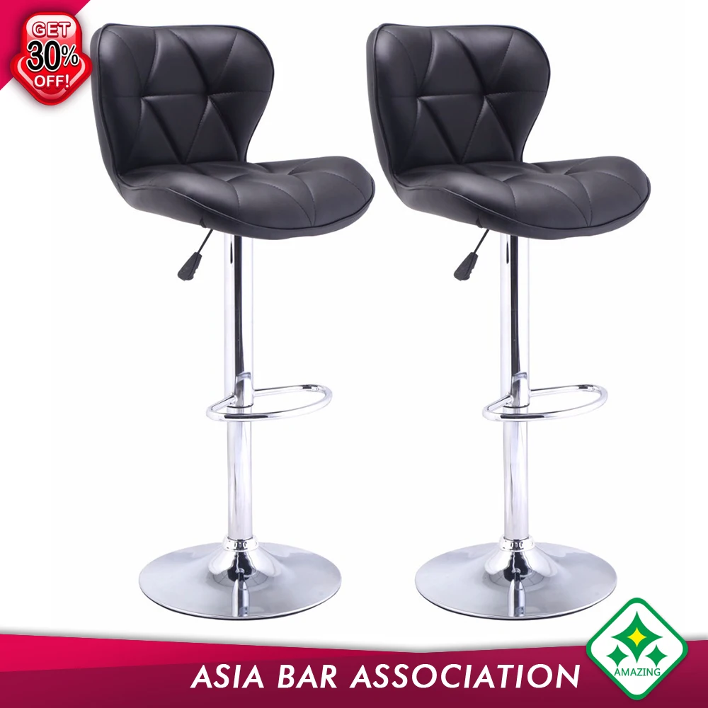 
Environmental Adjustable Bar Stool Chair for Bar Table Best Selling Rose Gold Metal Stool Black Leather Bar Chair 