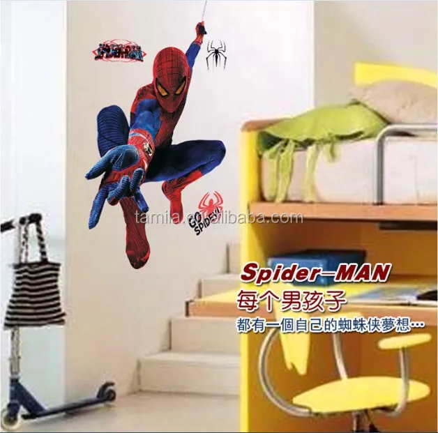 Removable XL Spiderman Wall Sticker
