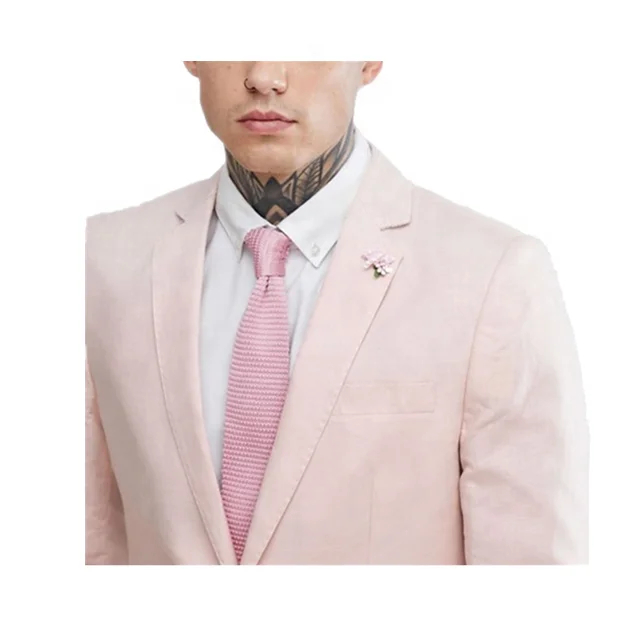 Лидер продаж, латексный мужской Тонкий льняной Блейзер DETEX для свадьбы, мужской блейзер