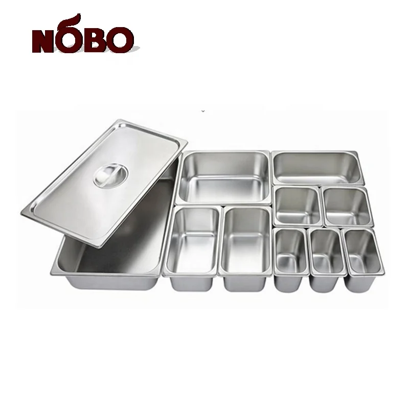 Restaurant deep steam table pan full size anti Jam perforate gastronom container pan stainless steel gn Pan