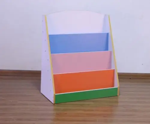 Child-care Center Eco-friendly Kids Book Rack Storage Bookshelf