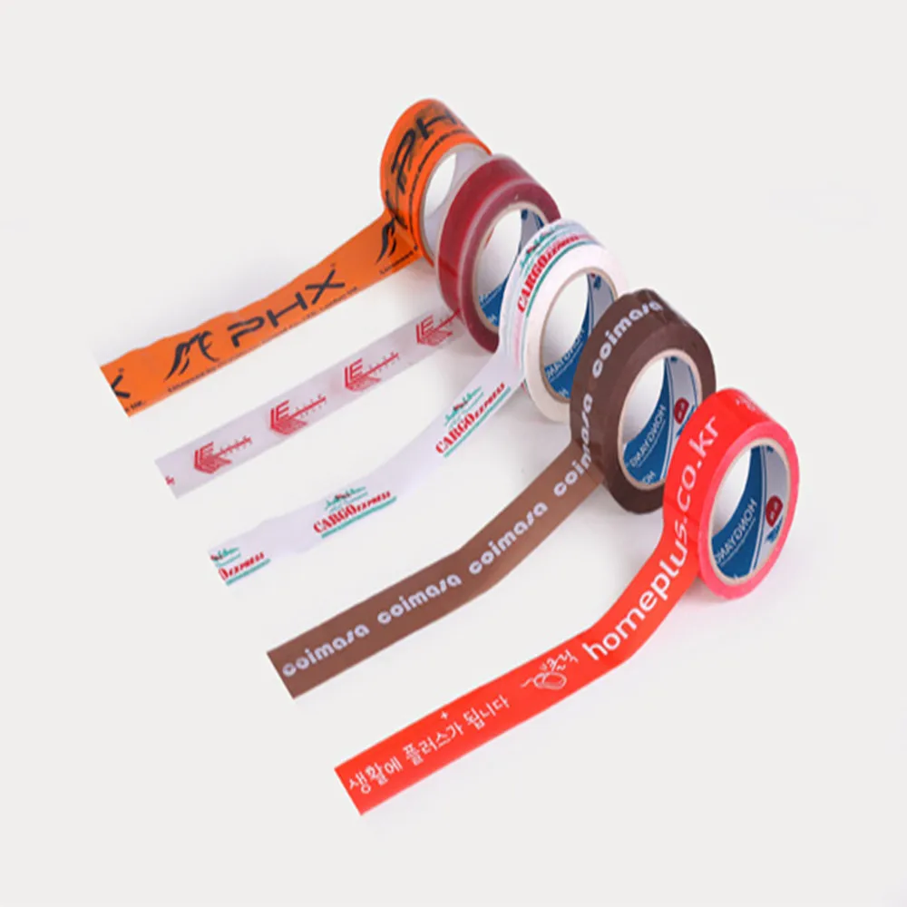 custom logo print packaging tape for carton sealing /bopp logo printed adhesive tape