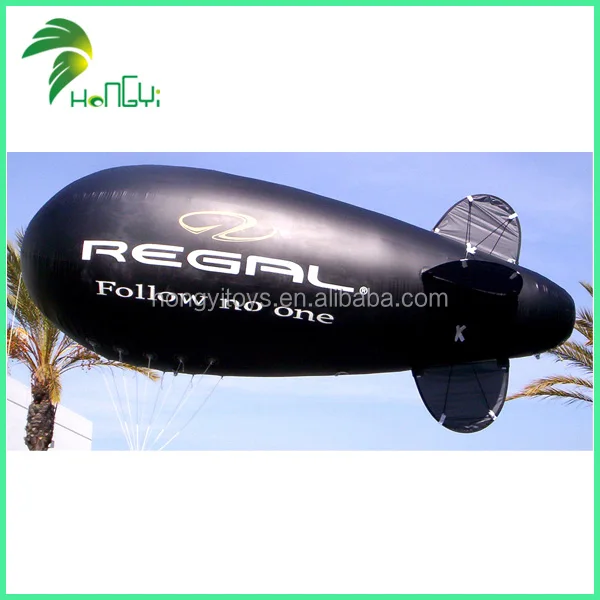 6 Meters Long Advertising Inflatable  Airship Custom Inflatable Zeppelin Blimp For Sale