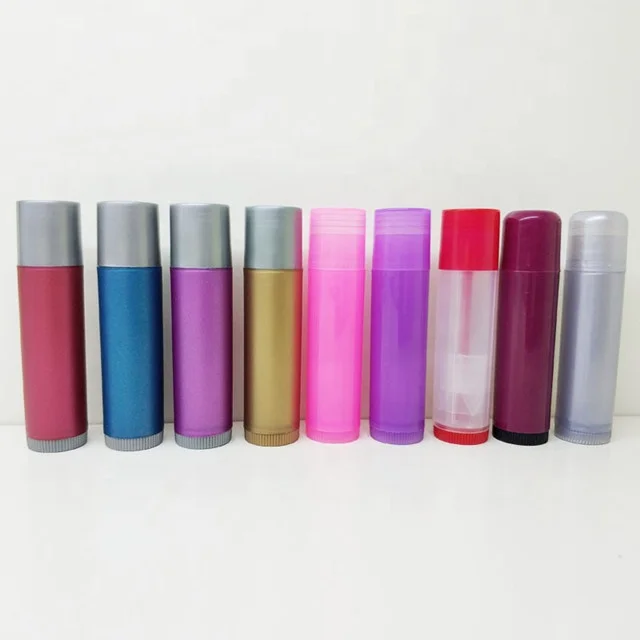2019 New Colorful 5g Lip Balm Tubes Lipstick Containers Empty Cosmetic Containers Glue Stick Lip Gloss Tube