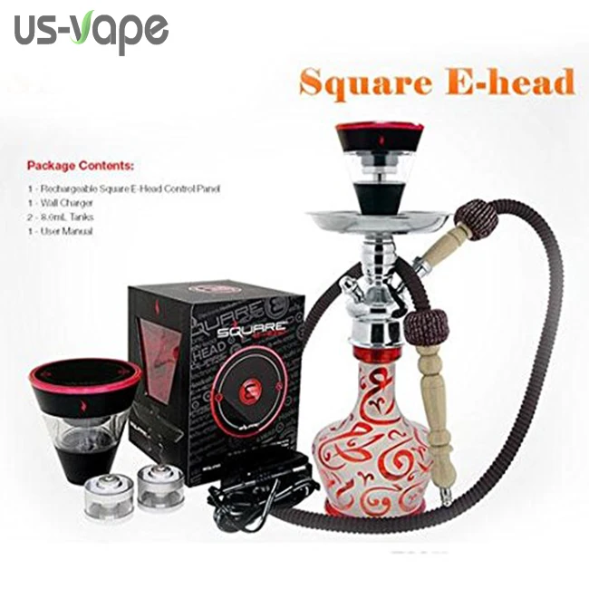 2018 г. заводская цена оптом для e кальян голову Электрический e кальяна Кальян площади e голову