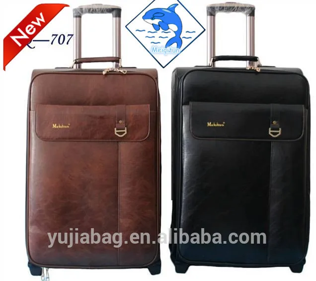 2015 fashion universal wheels koyoa bagayoa/pu luggage/leather luggage