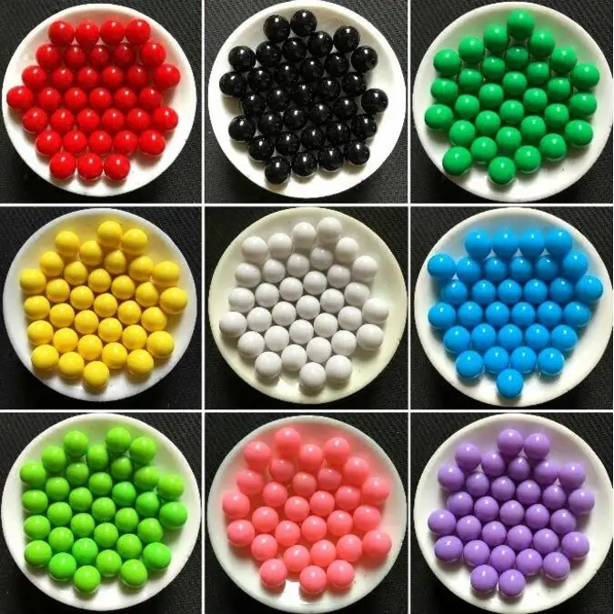 
5mm 6mm 12mm 16mm 17mm 20mm green red blue yellow white plastic acrylic clear acryl ball transparent 