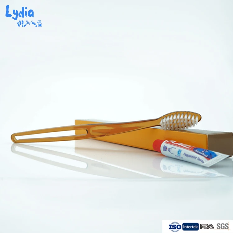 Disposable toothbrush and toothpaste in one