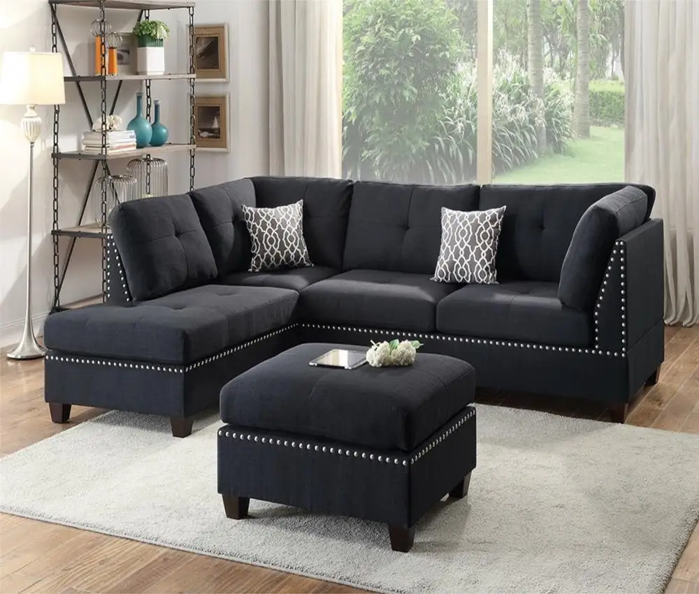 sectional 3 2 1 recliner furniture hotel sleeper natural fabric sofa