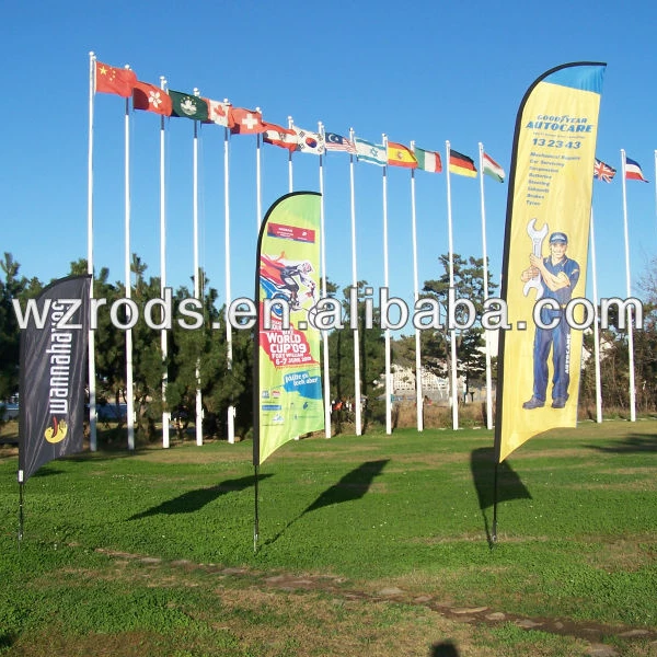 
Strongest Wind Resistance Advertising Razor Swooper Feather Banner 