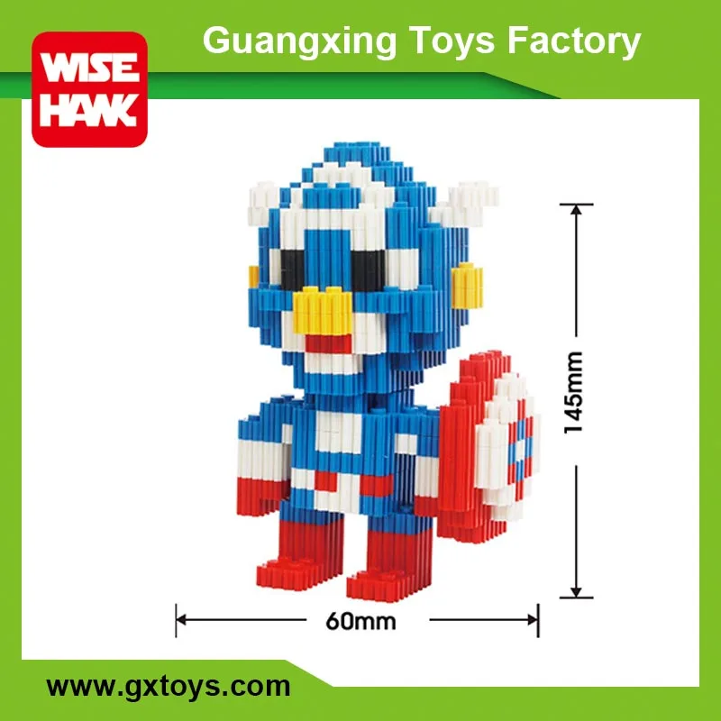 WISEHAWK small building block super heroes plastic toy figures