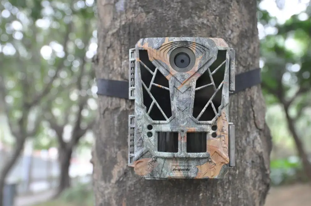 
Bestguarder IP68 Wide angle 140 degree 30MP HD 1080P Black IR trail camera 